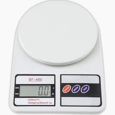 White Colour Electronic Kitchen Scale Sf 400