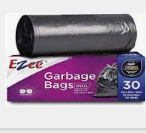 Ezee Garbage Bags Small Size 43X48 Cm 30Pcs In Each Pack Of 2