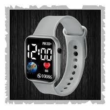 Matrix Kids Edition Digital Led Wrist Watch Grey