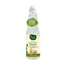 Mother Sparsh Natural Baby Liquid Cleanser Green Apple Removes Milk Stains Odours 500 Ml