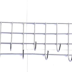 Stainless Steel Wall Mounting Cup Glass Stand Silver