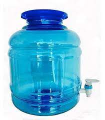 Portable Water Container With Tap 10 Litre Blue