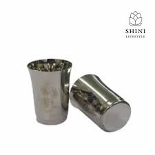 Stainless Steel Water Glass Pack Of 2