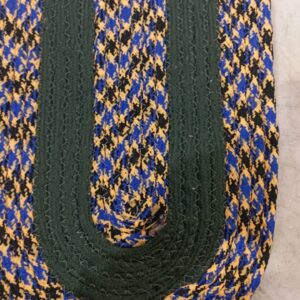 Door Mat Green Blue Colour