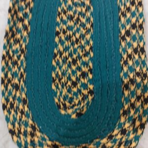 Door Mat Green Yellow Colour