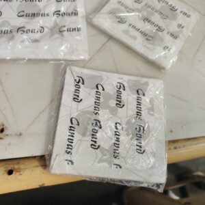 Different Size White Colour Canvas Board 3Pcs