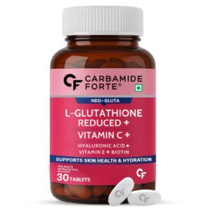 Carbamide Nova Glow L Glutathione Reduced Plus Skin Health 30 Tablets