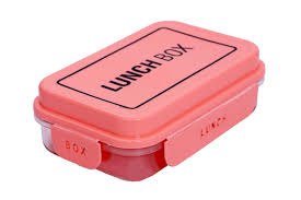 Pink Plastic Lunch Box