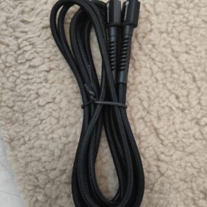 Portronics 2M Type To Type C Black Cable