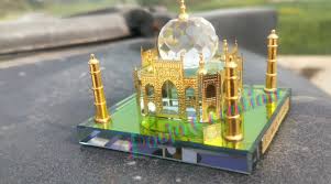 Crystal Taj Mahal  Classic Miniature Of Taj Mahal