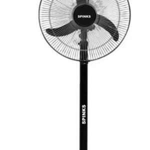 Spinks 400 Mm 85 Watt Pedestal Fan Black