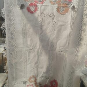 White Colour Center Table Cover Size 40 X 60 Inch