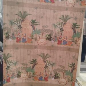 Cow Pattern Gold Self Adhesive Wallpaper Peel Stick 2M X 16 Inch