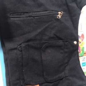 Black Fancy College Bag For Girls 1Pc