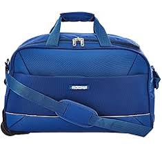 American Tourister Poler 55 Cms Polyester Duffle Bag For Travelbag For Travelling Black 57 X 35 X 32 Centimeters Colour Blue