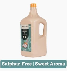 Anveshan Wood Pressed Coconut Oil 5 Litre