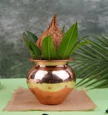 Sarvdharm Copper Brass Kalash 75G