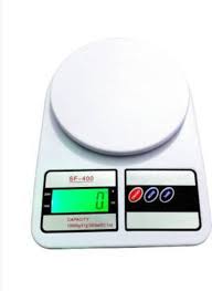 White Electronic Kitchen Weight Scale Sf 400