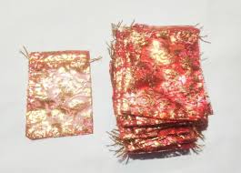 Shagun Potli Bagsorganza 25 Pc Red Color