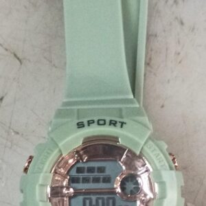 Green Colour Sport Watch For Kids