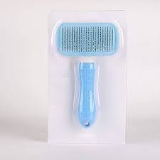 Zoxito Self Cleaning Slicker Brush Pet Shedding Brush Dogs Cats Loose Undercoat