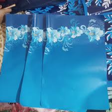 Unique Fridge Cove Blue And Black Flower