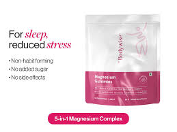 Be Bodywise Magnesium Glycinate Gummies Sleep Stress Muscle Recovery 60 Days Pack