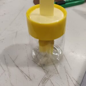 Oil Dispenser Kitchen 2 In 1 Oil Dispenser Bottle Basting Brush Cooking Vinegar Grill Frying Baking Air Fryer Pack Of 1