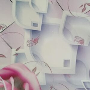 Rose Flower Box Printed Fridge Mat 4 Pcs