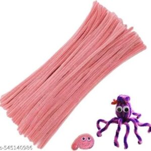 Pipe Cleaner Peach Pink Chenille Sticks 12 Inch 100 Pcs
