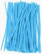 Pipe Cleaner Sky Blue Chenille Sticks 12 Inch 100 Pcs