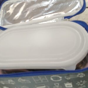 Nirbhay Stainless Steel Lunch Box With Cover Grey