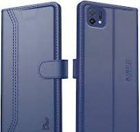 Navy Blue Colour Flip Flop Mobile Back Cover For A16K