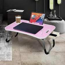 Pink Color Laptop Table
