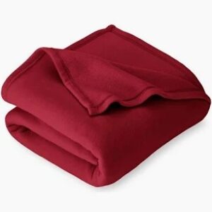 Red Color Single Bed Ac Blanket