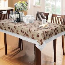 Blackberry Brown Color 6 Seater Dining Table Cover 60X90 Inches Table Cover Tablecloth Dining Table Cover Center Table Cover Mejposh