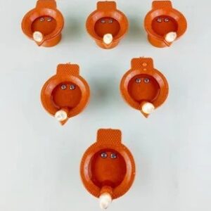 Great Art Led Light Sensor Diya Candle Sensing Plastic Pack Of 6 Table Diya Height 1 Inch