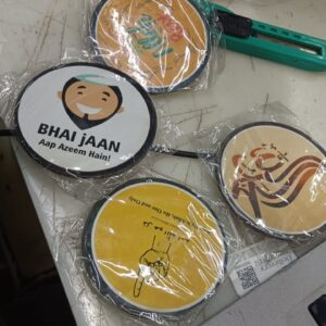 Mybuddy Set Of 4 Wooden Fridge Magnet Gift And Decoration