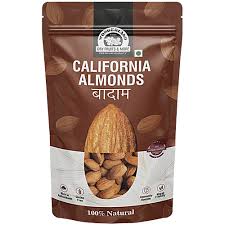 Wonderland Foods Raw California Almonds Rich Vitamin E No Added 200 G