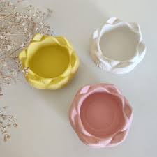 Medhya Concrete Jars For Candle Multicolor Pack Of 10