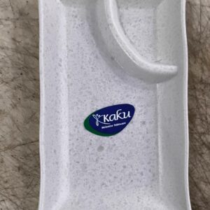 Bliss Melamine White Serving Snacks Plate Set With Chip And Dip Bowl Set Of 5