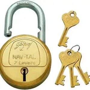 Godrej Brass Padlock Godrej Nav Tal 4 Keys Padlock
