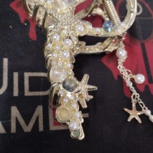 Golden Color Hair Clutcher