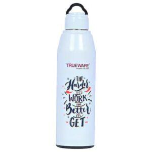 Trueware Aspire Insulated Water Bottle 800Ml White Colour