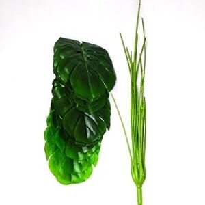 Artificial Plant With 18 Long Leaves Bonsai Home Decor