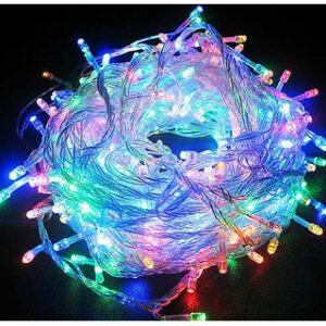 Diwali Ladi 20 Meter 65 Feet Led Light String 92 Multicolor Bulbs
