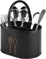 Metal Cutlery Holder For Kitchen Spoon Fork Knife