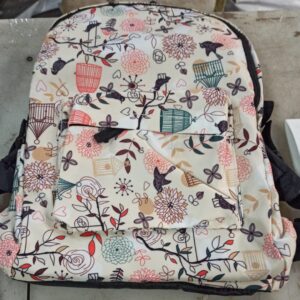 Multicolour Printed School Bag For Girls