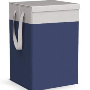 75L Laundry Basket For Clothes Non Woven Laundry Bin Bags Blue