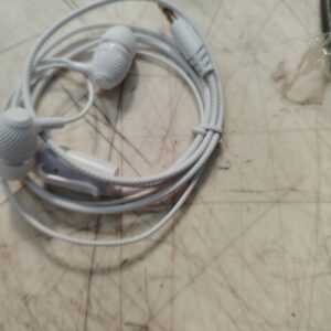 White Colour Wired Headphones